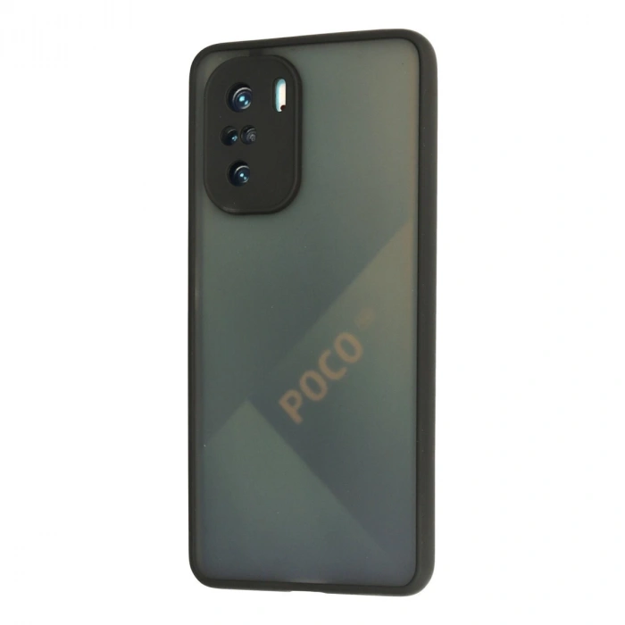 Xiaomi Poco F3 Kılıf Montreal Silikon Kapak - Siyah