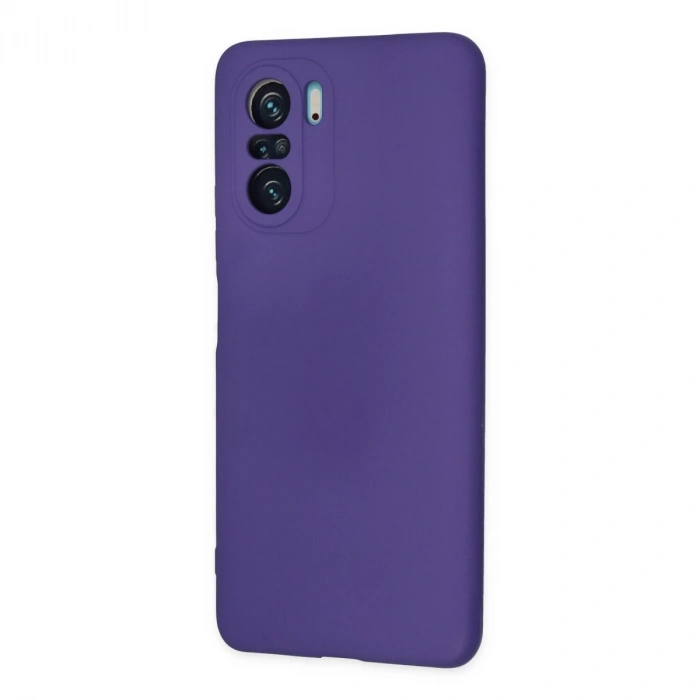 Xiaomi Poco F3 Kılıf Nano İçi Kadife Silikon - Mor
