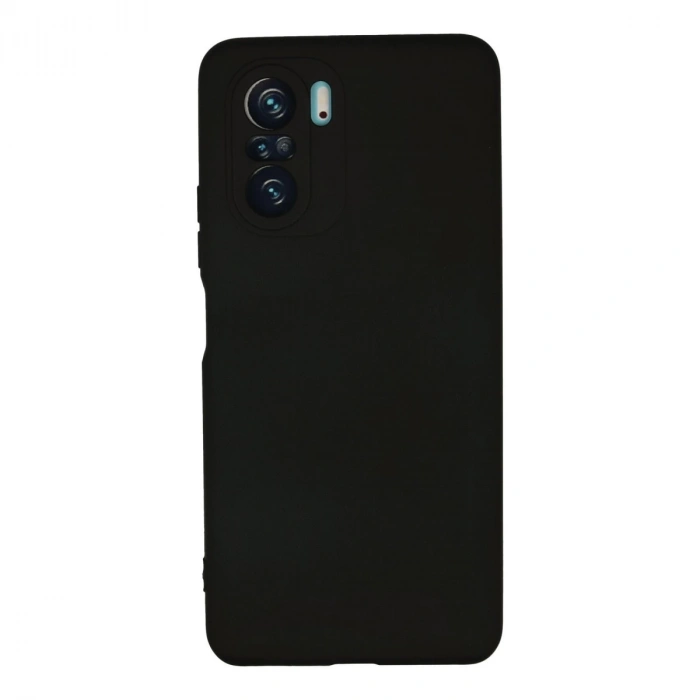 Xiaomi Poco F3 Kılıf Nano İçi Kadife Silikon - Siyah