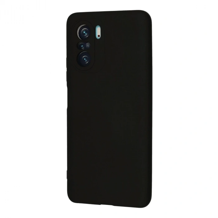 Xiaomi Poco F3 Kılıf Nano İçi Kadife Silikon - Siyah