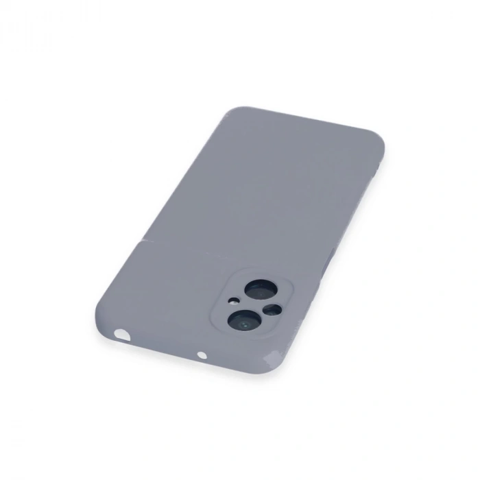 Xiaomi Poco M5 Kılıf Nano İçi Kadife Silikon - Gri