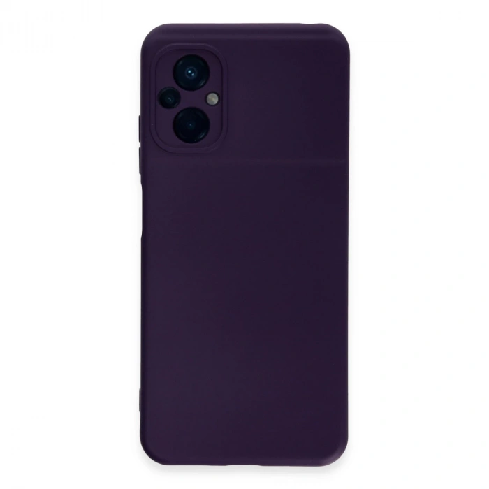 Xiaomi Poco M5 Kılıf Nano İçi Kadife Silikon - Mor