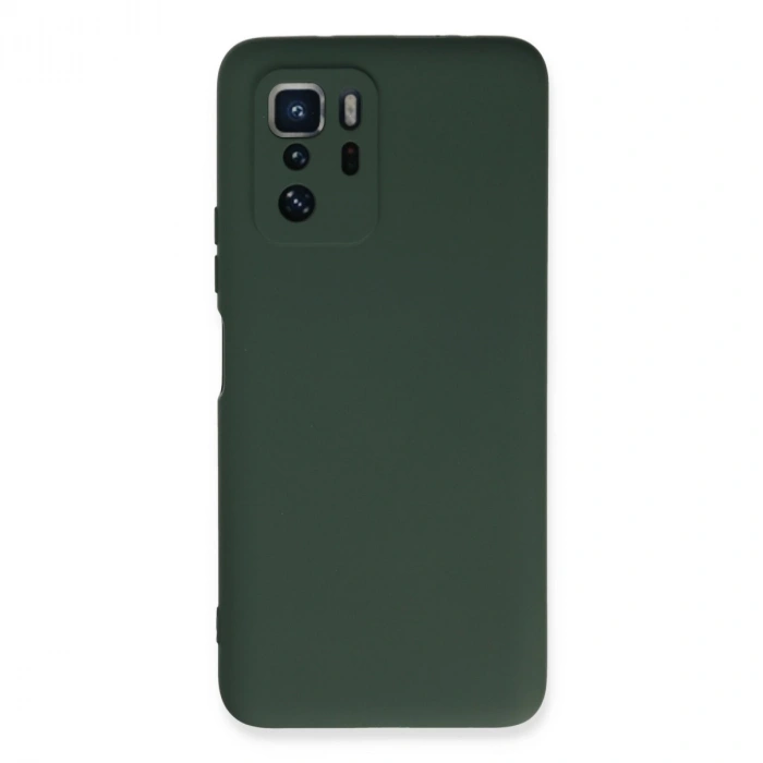 Xiaomi Poco X3 Gt Kılıf Nano İçi Kadife Silikon - Koyu Yeşil