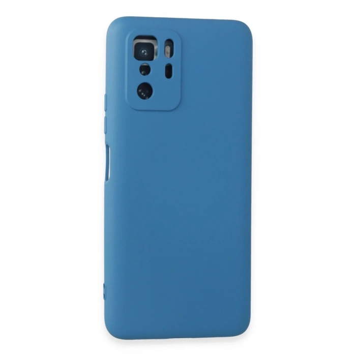 Xiaomi Poco X3 Gt Kılıf Nano İçi Kadife Silikon - Mavi