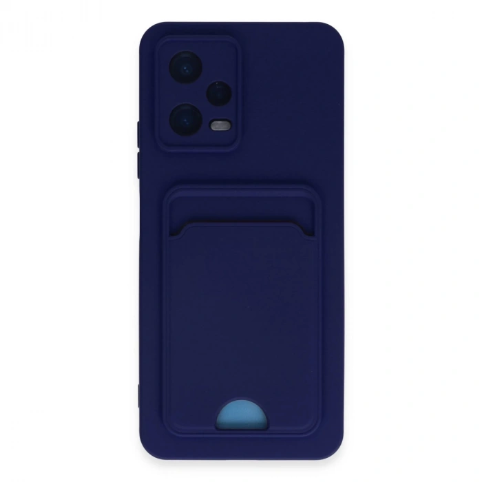 Xiaomi Poco X5 5g Kılıf Kelvin Kartvizitli Silikon - Lacivert