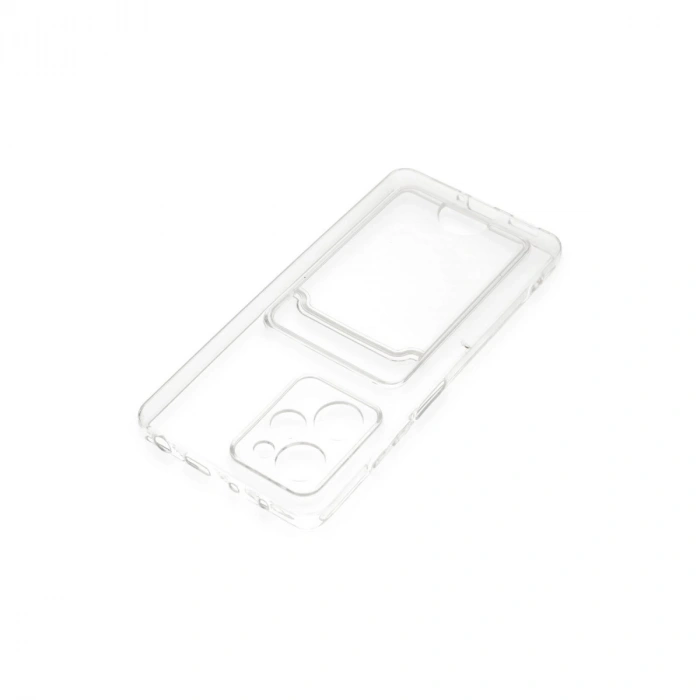 Xiaomi Poco X5 Pro 5g Kılıf Kart Şeffaf Silikon - Şeffaf