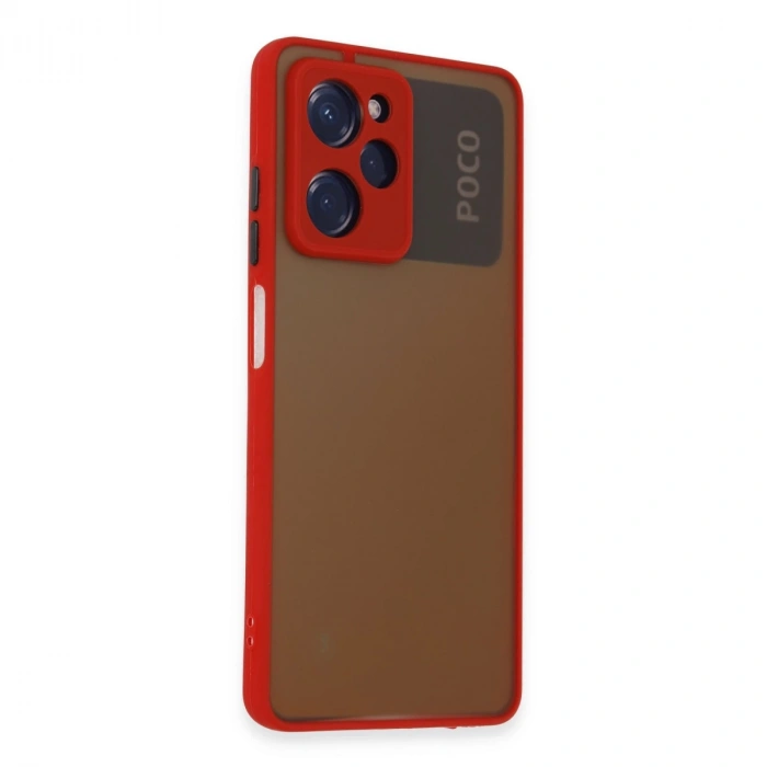 Xiaomi Poco X5 Pro 5g Kılıf Montreal Silikon Kapak - Kırmızı