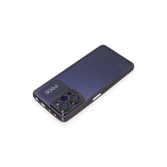 Xiaomi Poco X5 Pro 5g Kılıf Razer Lensli Silikon - Mor