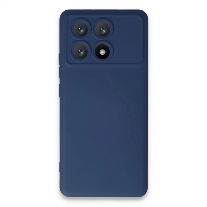 Xiaomi Poco X6 Pro Kılıf Nano İçi Kadife Silikon - Lacivert