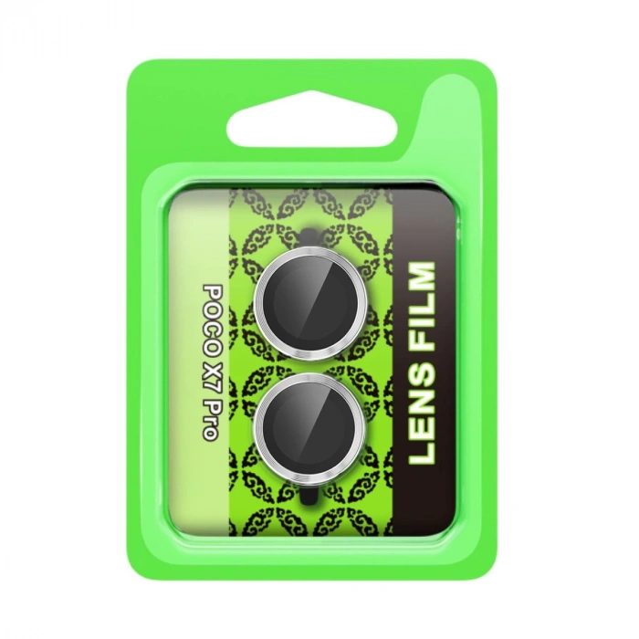 Xiaomi Poco X7 Pro Raze Metal Kamera Lens - Gümüş