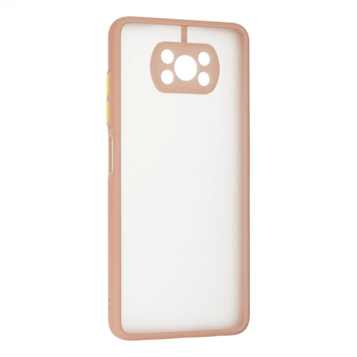 Xiaomi Pocophone X3 Kılıf Montreal Silikon Kapak - Pembe