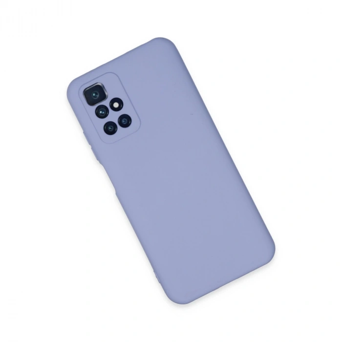 Xiaomi Redmi 10 2022 Kılıf Nano İçi Kadife Silikon - Lila