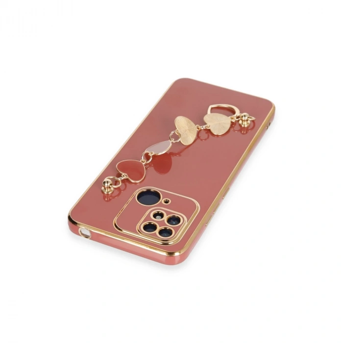 Xiaomi Redmi 10c Kılıf Esila Silikon - Kırmızı