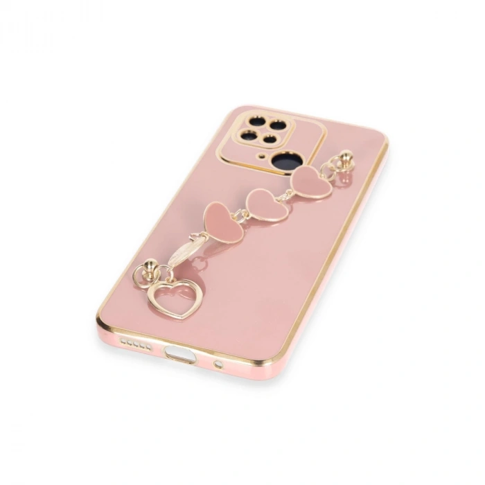 Xiaomi Redmi 10c Kılıf Esila Silikon - Pudra