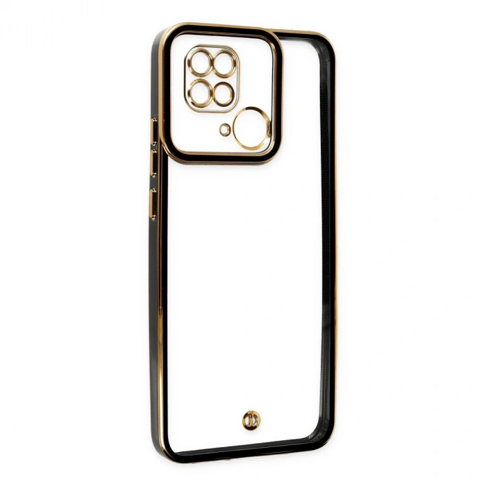 Xiaomi Redmi 10c Kılıf Liva Lens Silikon - Siyah