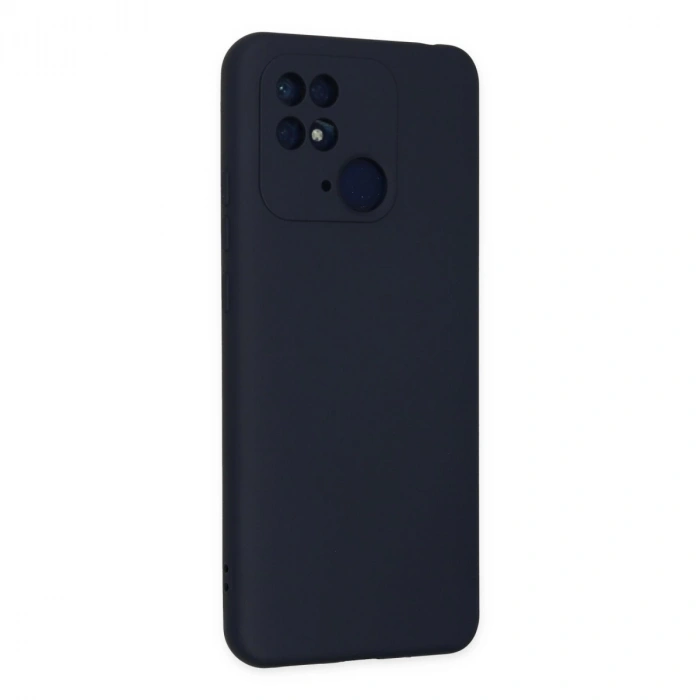 Xiaomi Redmi 10c Kılıf Nano İçi Kadife Silikon - Lacivert