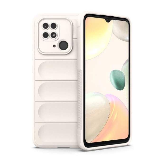 Xiaomi Redmi 10c Kılıf Optimum Silikon - Krem