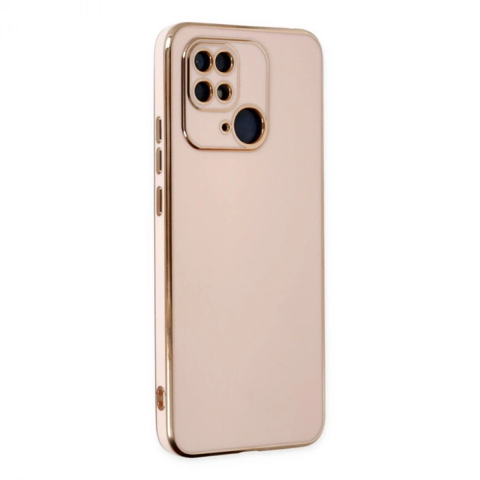 Xiaomi Redmi 10c Kılıf Volet Silikon - Pembe