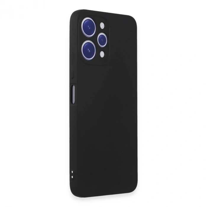 Xiaomi Redmi 12 Kılıf First Silikon - Siyah