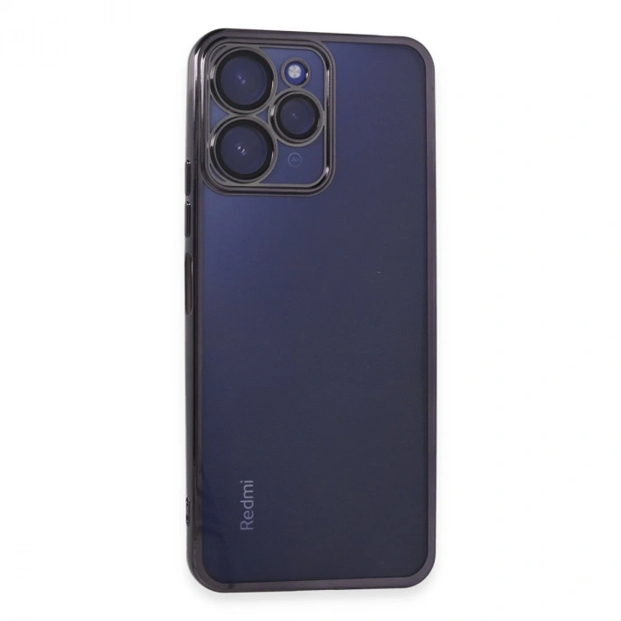 Xiaomi Redmi 12 Kılıf Razer Lensli Silikon - Mor