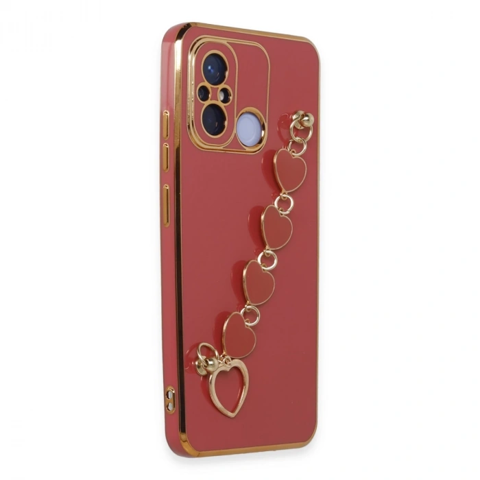 Xiaomi Redmi 12c Kılıf Esila Silikon - Kırmızı