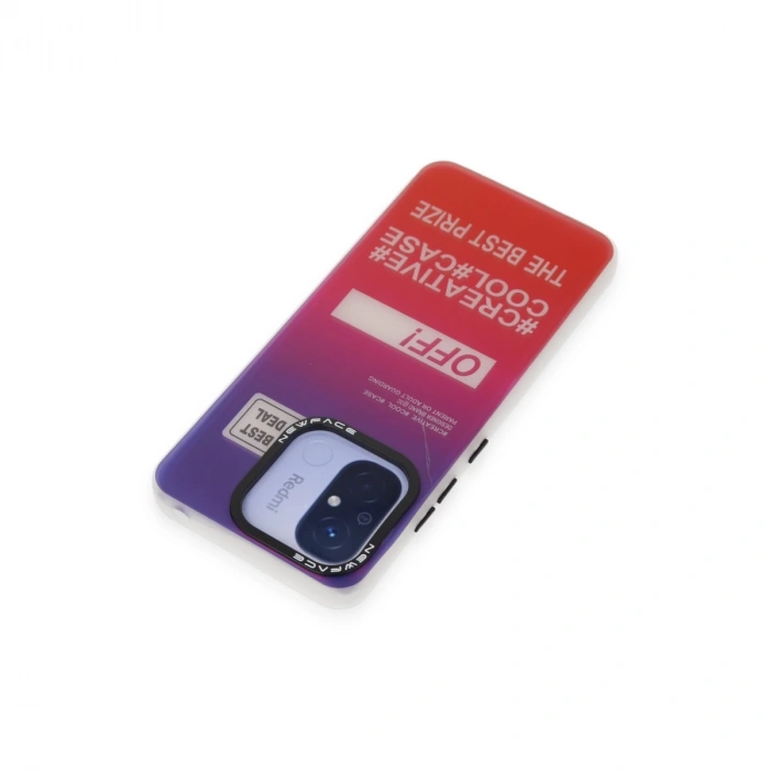 Xiaomi Redmi 12c Kılıf Estoril Desenli Kapak - Estoril - 9