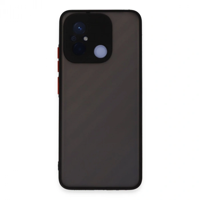 Xiaomi Redmi 12c Kılıf Montreal Silikon Kapak - Siyah