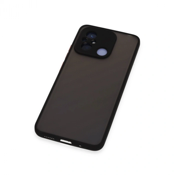Xiaomi Redmi 12c Kılıf Montreal Silikon Kapak - Siyah