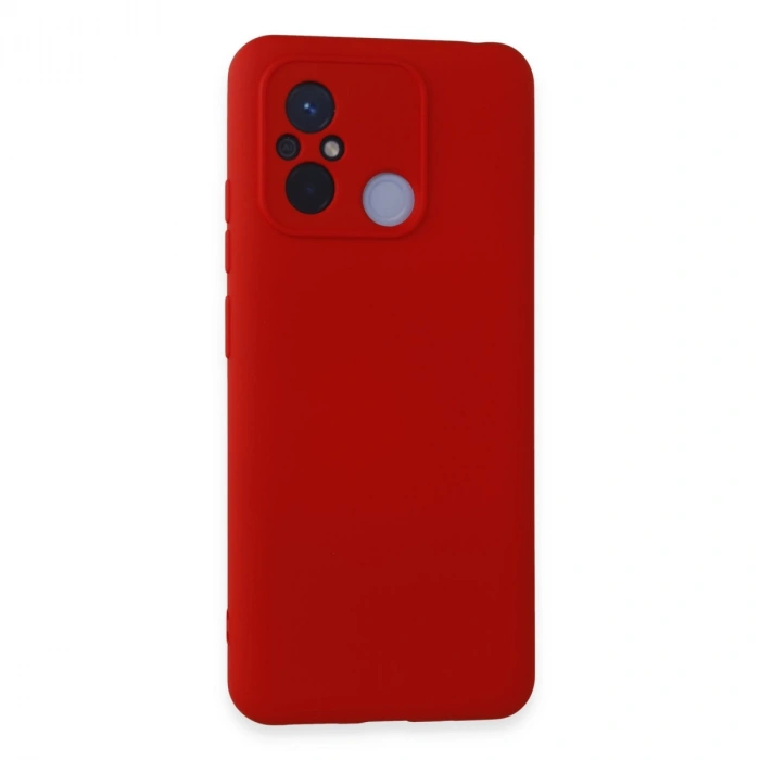 Xiaomi Redmi 12c Kılıf Nano İçi Kadife Silikon - Kırmızı