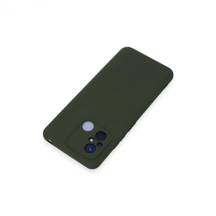 Xiaomi Redmi 12c Kılıf Nano İçi Kadife Silikon - Koyu Yeşil