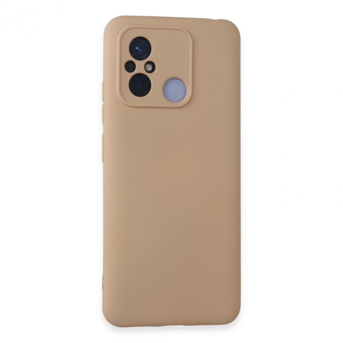Xiaomi Redmi 12c Kılıf Nano İçi Kadife Silikon - Pudra