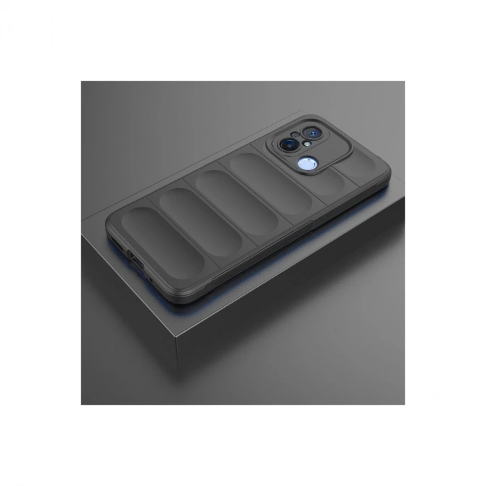 Xiaomi Redmi 12c Kılıf Optimum Silikon - Siyah