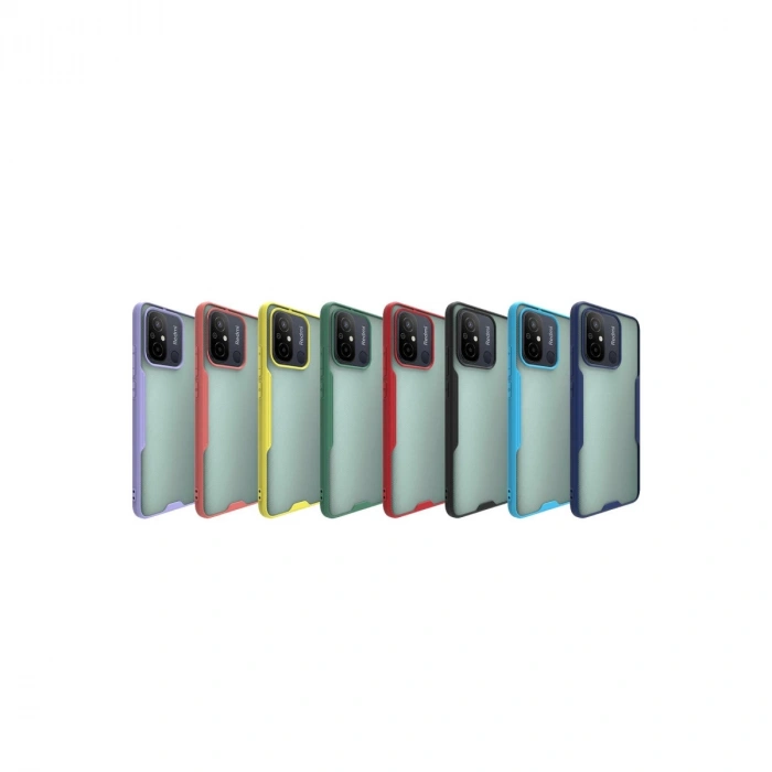 Xiaomi Redmi 12c Kılıf Platin Silikon - Yeşil