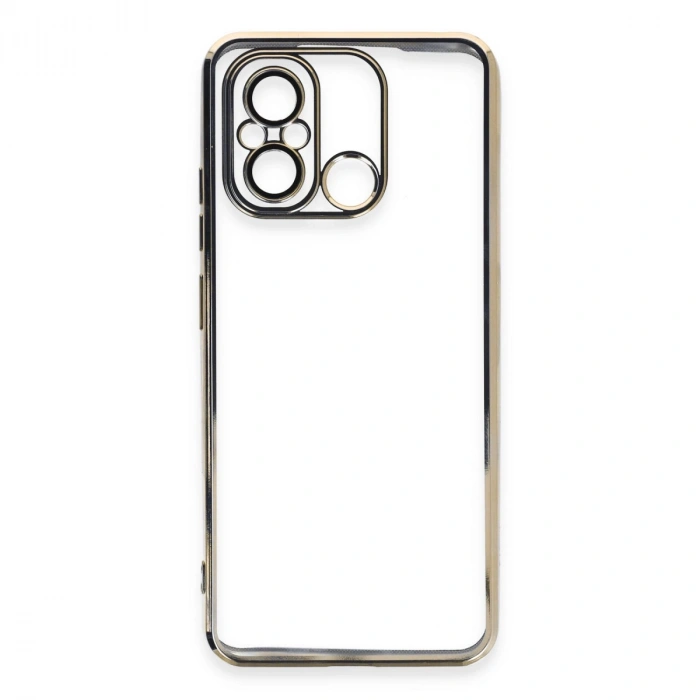 Xiaomi Redmi 12c Kılıf Razer Lensli Silikon - Gold