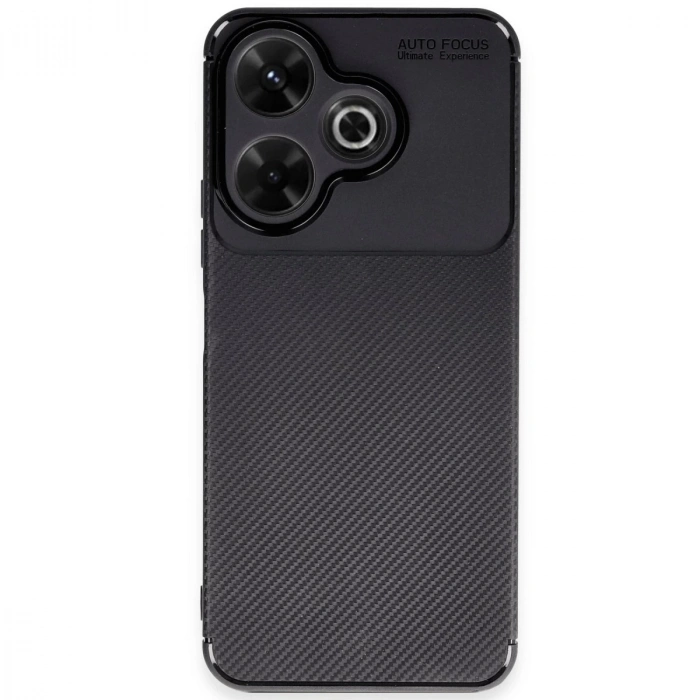 Xiaomi Redmi 13 4g Kılıf Auto Focus Karbon Kapak - Siyah