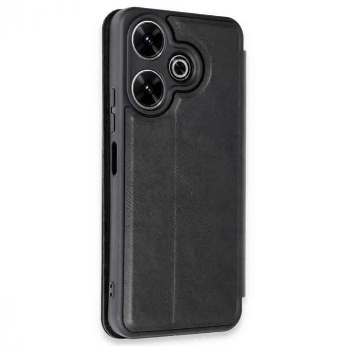 Xiaomi Redmi 13 4g Kılıf Flip Cover - Siyah