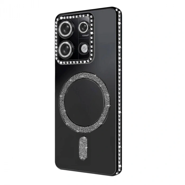 Xiaomi Redmi 13c Joke Simli Magneticsafe Kılıf - Siyah