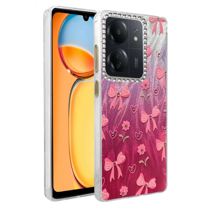 Xiaomi Redmi 13c Kılıf Blade Aynalı Desenli Kapak - Desen 3