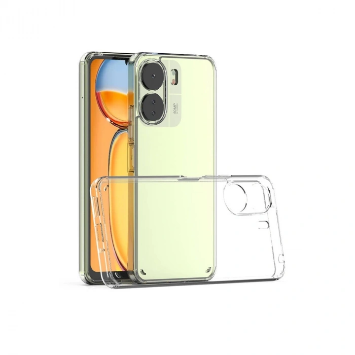 Xiaomi Redmi 13c Kılıf Lüx Şeffaf Silikon