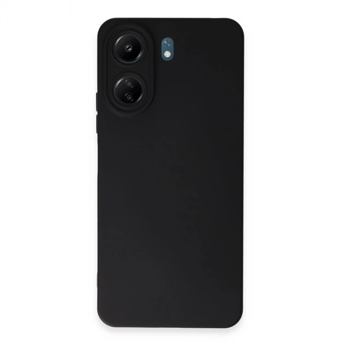 Xiaomi Redmi 13c Kılıf Nano İçi Kadife Silikon - Siyah