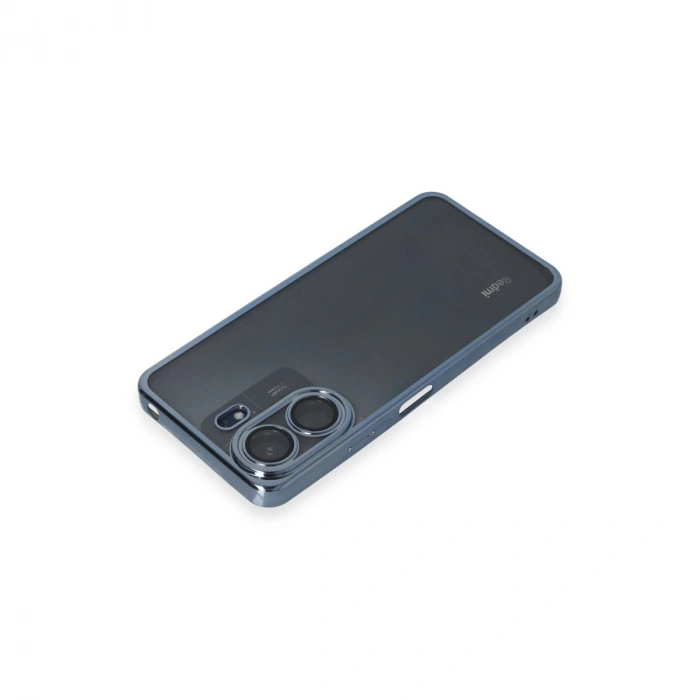 Xiaomi Redmi 13c Kılıf Razer Lensli Silikon - Lacivert