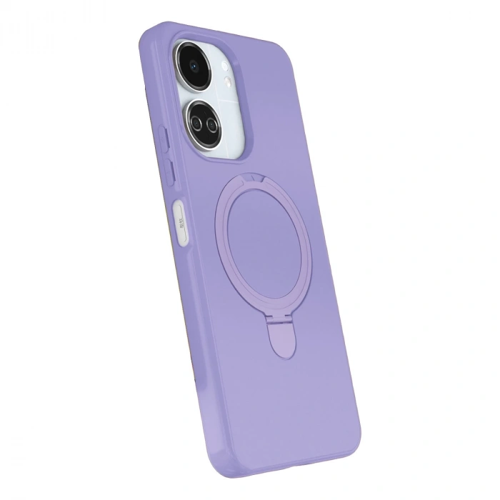Xiaomi Redmi 13c Regal Magsafe Standlı Kapak - Lila