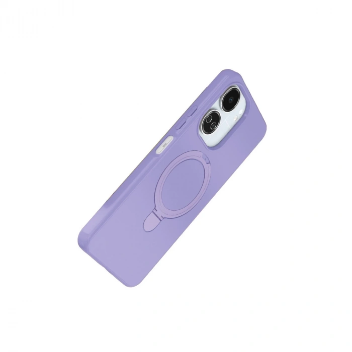 Xiaomi Redmi 13c Regal Magsafe Standlı Kapak - Lila