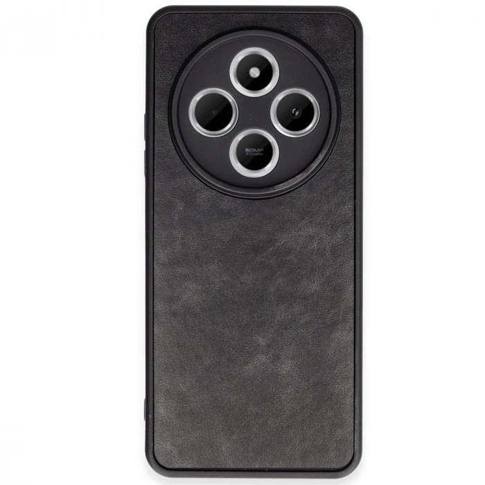 Xiaomi Redmi 14c Kılıf Aras Deri Kapak - Siyah