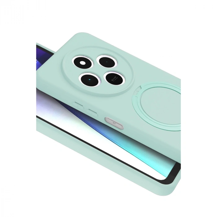 Xiaomi Redmi 14c Regal Magsafe Standlı Kapak - Su Yeşili