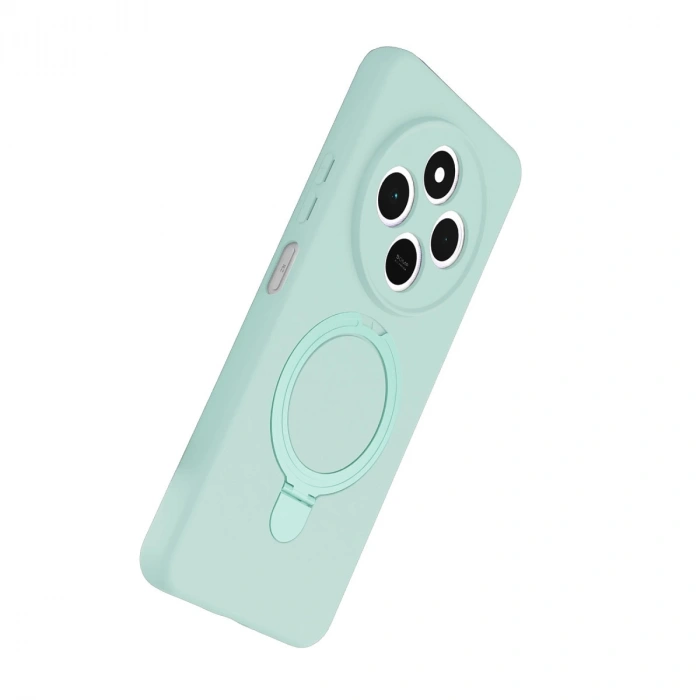 Xiaomi Redmi 14c Regal Magsafe Standlı Kapak - Su Yeşili