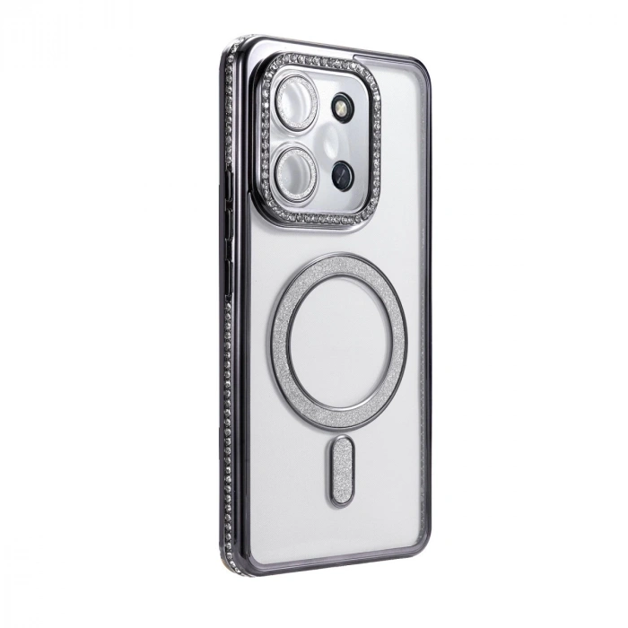 Xiaomi Redmi 15c 4g Joke Simli Magneticsafe Kılıf - Siyah