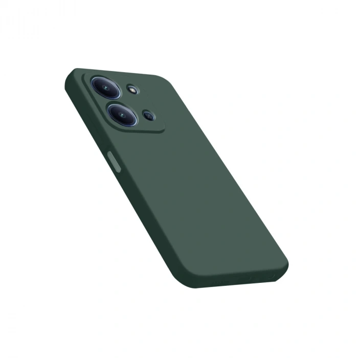 Xiaomi Redmi 15c 4g Nano İçi Kadife Silikon - Koyu Yeşil