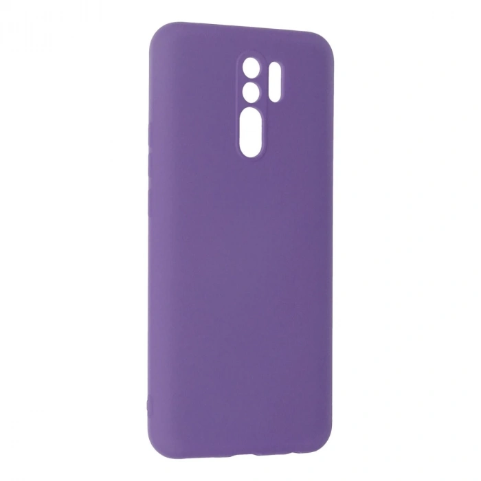 Xiaomi Redmi 9 Kılıf Nano İçi Kadife Silikon - Mor
