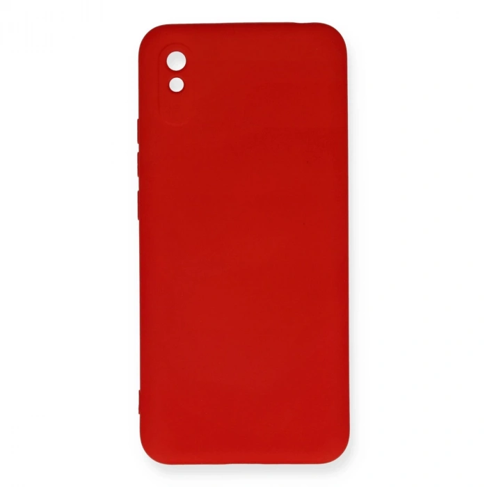 Xiaomi Redmi 9a Kılıf Nano İçi Kadife Silikon - Kırmızı